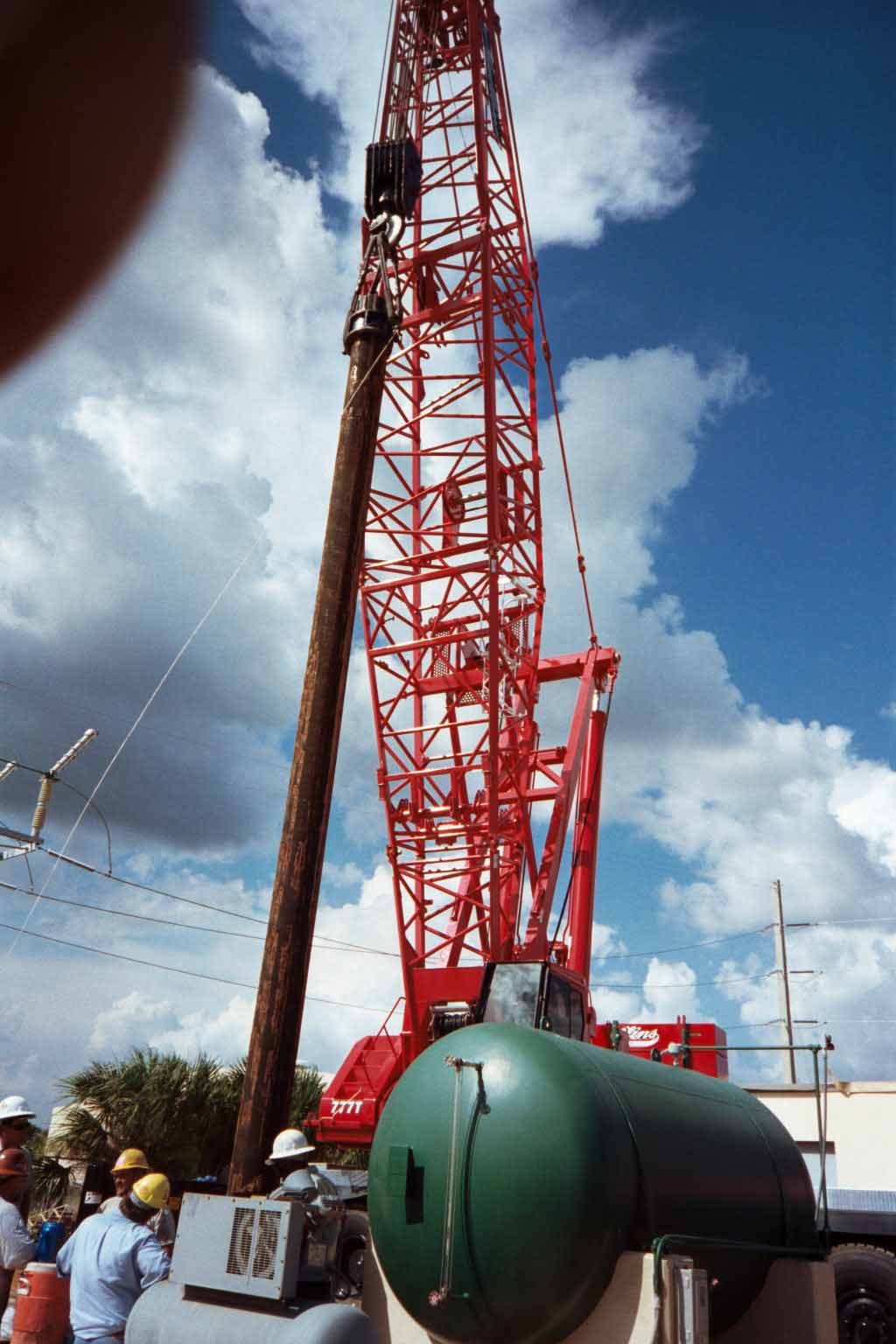 Industrial field installation crew