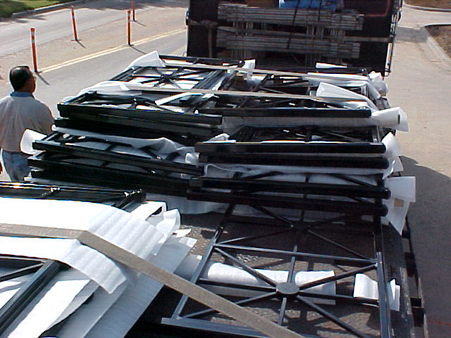 Architectural metal fence fabrication