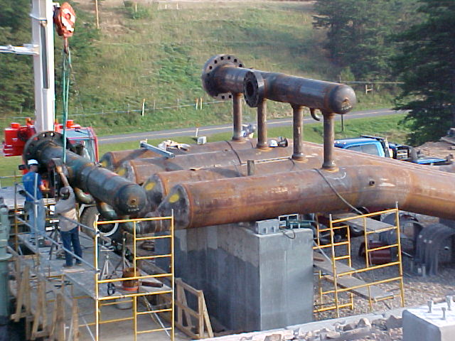 High-pressure oil and gas piping fabrication