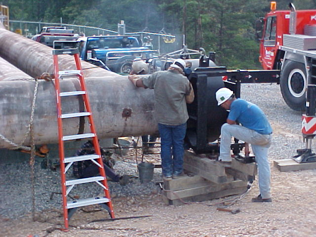 On-site industrial welding